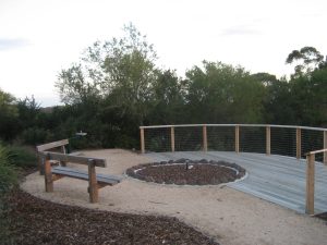 Lookout at the top of the park
